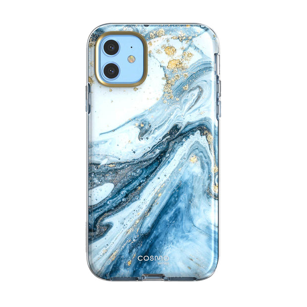 iPhone 11 Cosmo Case(open box)-Marble Blue
