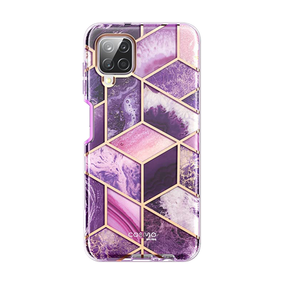Galaxy A12 Cosmo Case - Marble Purple