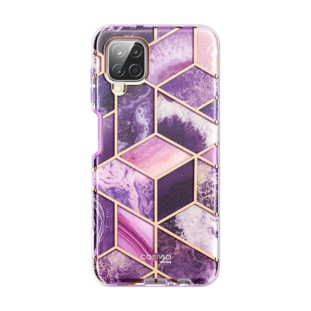 Galaxy A12 Cosmo Case - Marble Purple