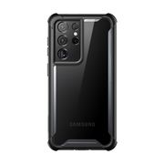 Galaxy S21 Ultra Ares Clear Rugged Case - Black