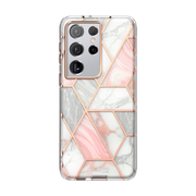 Galaxy S21 Ultra Cosmo Case - Marble Pink