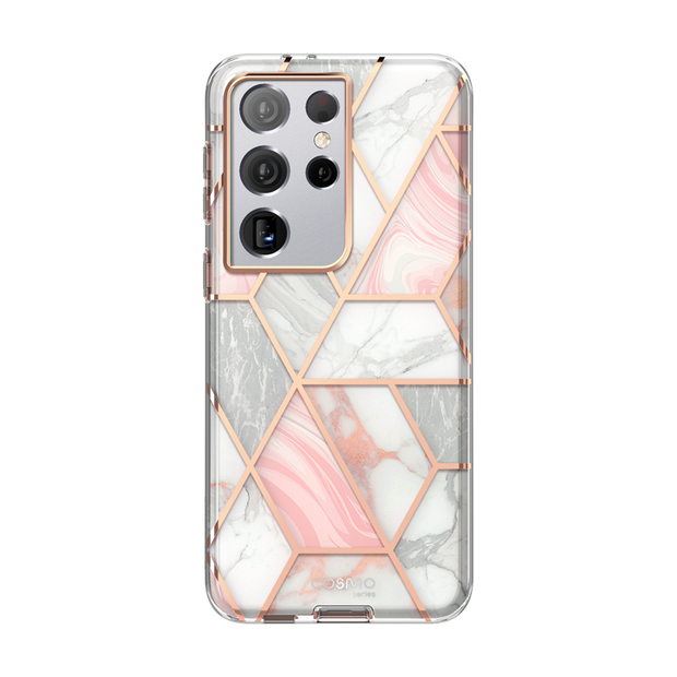 Galaxy S21 Ultra Cosmo Case(open box) - Marble Pink