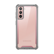 Galaxy S21 Ares Clear Rugged Case - Pink