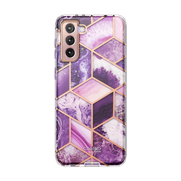 Galaxy S21 Cosmo Case - Marble Purple