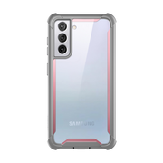 Galaxy S21 Plus Ares Clear Rugged Case - Pink