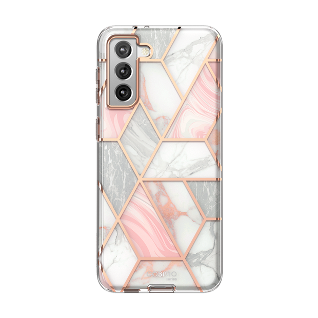 Galaxy S21 Plus Cosmo Case - Marble Pink