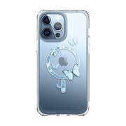 iPhone 13 Pro Max Halo Mag Case - Butterfly Blue