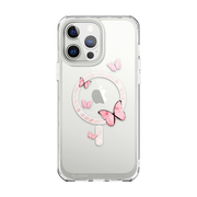 iPhone 13 Pro Halo Mag Case - Butterfly Pink