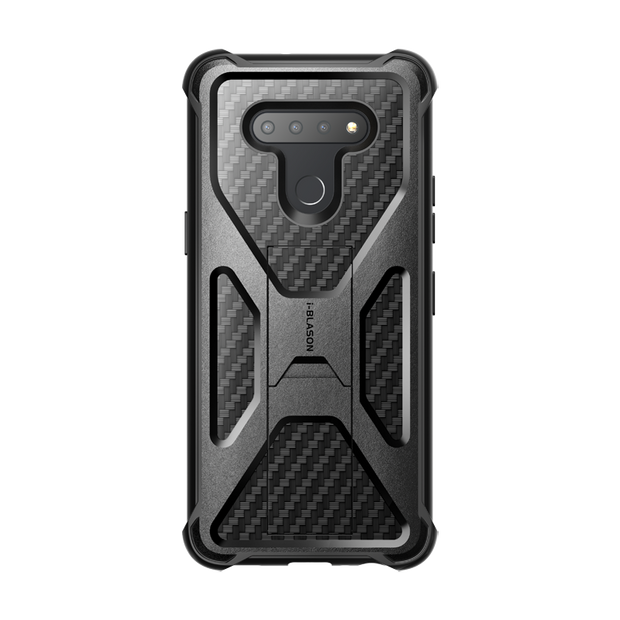 LG K51 Transformer Rugged Bumper Case-Black