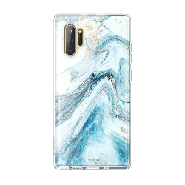 Galaxy Note10 Cosmo Case - Marble Blue