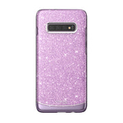 Galaxy S10 Plus Cosmo Case - Glitter Purple