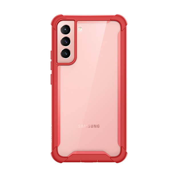 Galaxy S22 Plus Ares Clear Rugged Case - Red