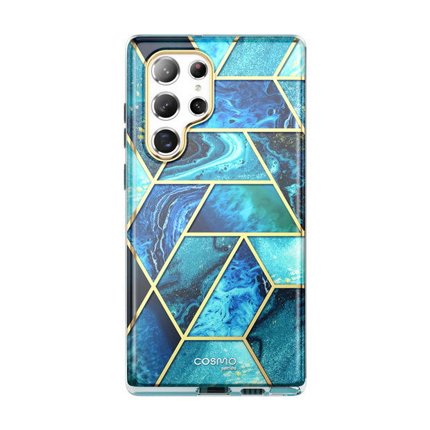 Galaxy S22 Ultra Cosmo Case - Ocean Blue