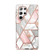 Galaxy S22 Ultra Cosmo Case - Marble Pink