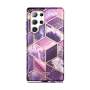 Galaxy S22 Ultra Cosmo Case - Marble Purple