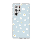 Galaxy S23 Ultra Cosmo Case -Blue Daisy