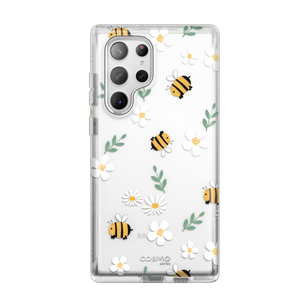 Galaxy S23 Ultra Cosmo Case-Flowers/Bees