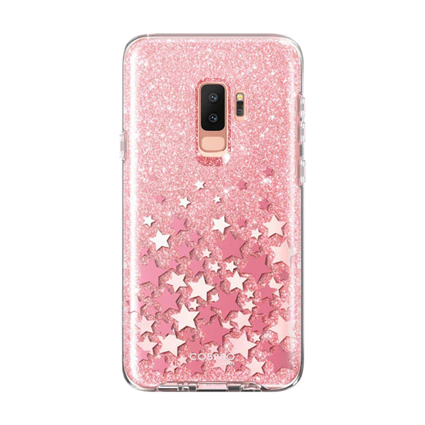 Samsung Galaxy S9 Plus Cosmo Case - Glitter Pink