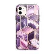 iPhone 12 Cosmo Case - Marble Purple