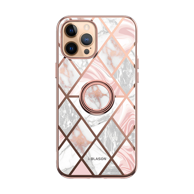 iPhone 12 Pro Cosmo Snap Case - Marble Pink