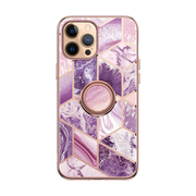 iPhone 12 Pro Cosmo Snap Case - Marble Purple