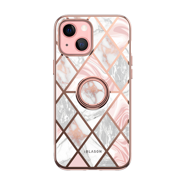 iPhone 13 Cosmo Snap Case - Marble Pink