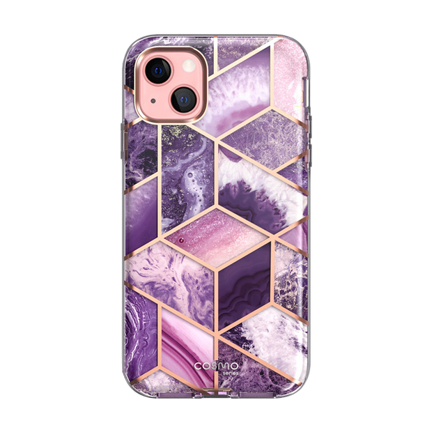 iPhone 13 mini Cosmo Case - Marble Purple