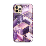 iPhone 13 Pro Cosmo Case - Marble Purple