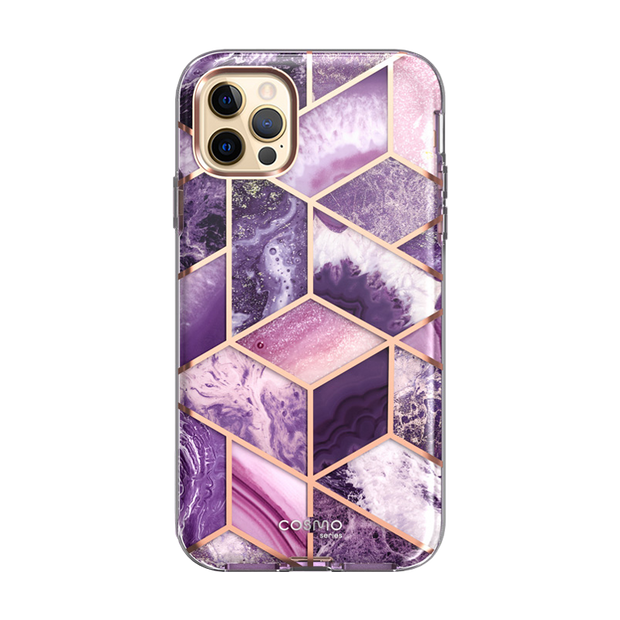 iPhone 13 Pro Cosmo Case - Marble Purple