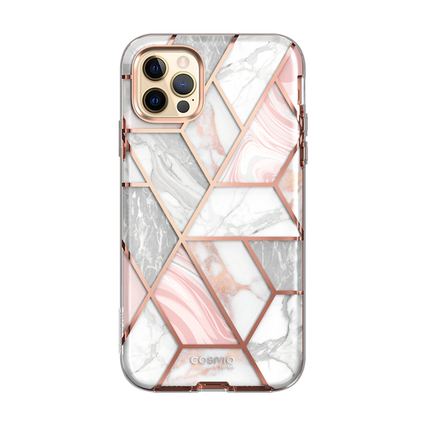 i-Blason Cosmo Slim Designer Case (Pink Marble) for iPhone 13 Pro Max (6.7)