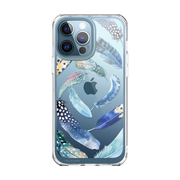 iPhone 13 Pro Max Halo Case - Feather Swirl