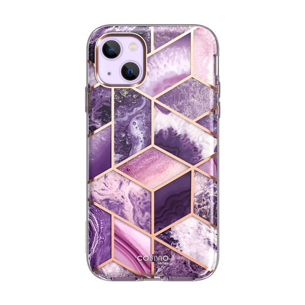 iPhone 14 Cosmo Case - Marble Purple