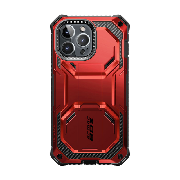 iPhone 14 Pro Armorbox Case - Metallic Red