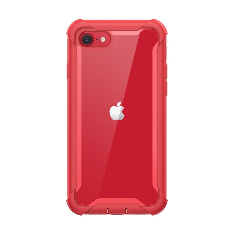 Apple iPhone SE(レッド) 本体 + ケース iPhone SE（第3世代） Apple純正 7 / 8 SE シリコンケース・レッド