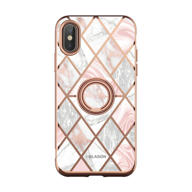 iPhone XS Max Cosmo Snap Case-Marble Pink