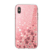 iPhone XS Max Cosmo Case-Glitter Pink
