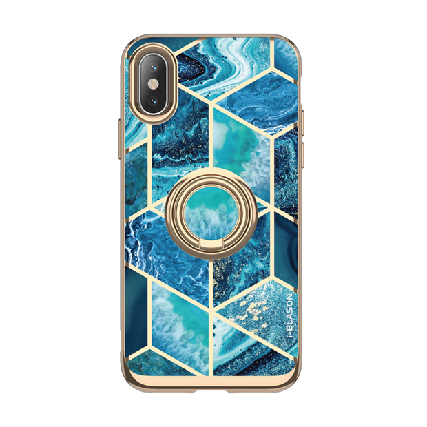 iPhone XS | X Cosmo Snap Case-Ocean Blue