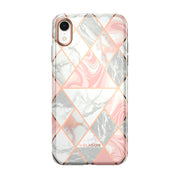 iPhone XR Cosmo Lite Case-Marble Pink