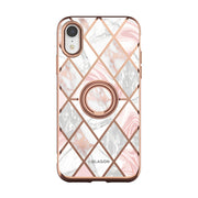 iPhone XR Cosmo Snap Case-Marble Pink