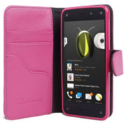 Amazon Fire Leather Book Case-Pink