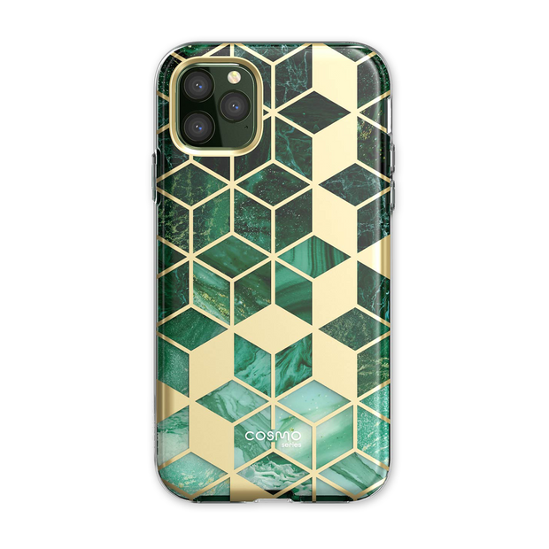 iPhone 11 Pro Max Cosmo Case-Marble Green