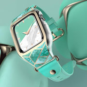 Apple Watch 44mm Cosmo Case - Marble Green