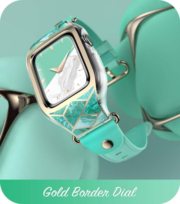 Apple Watch 40mm Cosmo Case - Marble Green