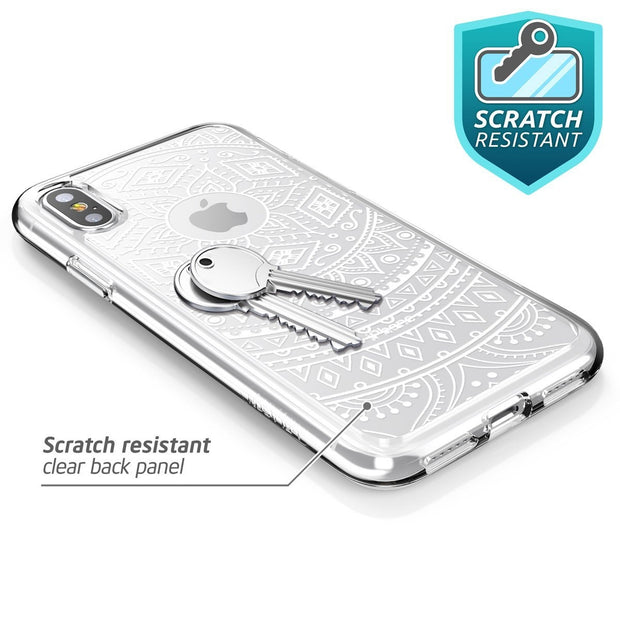iPhone XS | X Halo Case-White Lace