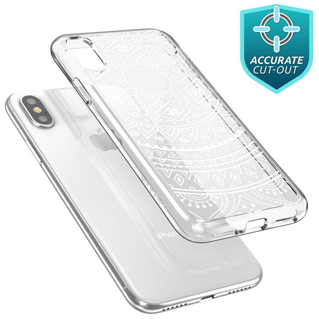 iPhone XS | X Halo Case-White Lace