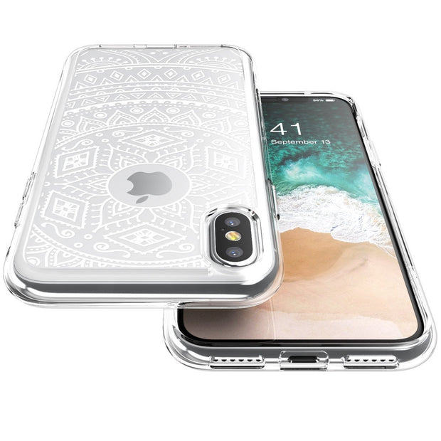 iPhone XS | X Halo Case-White Lace