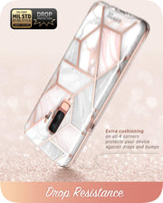 Samsung Galaxy S9 Plus Cosmo Case - Marble Pink