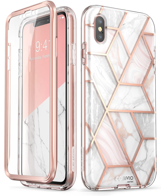iPhone XS | X Cosmo Case(open box)-Marble Pink