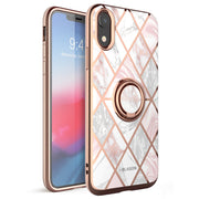 iPhone XR Cosmo Snap Case-Marble Pink