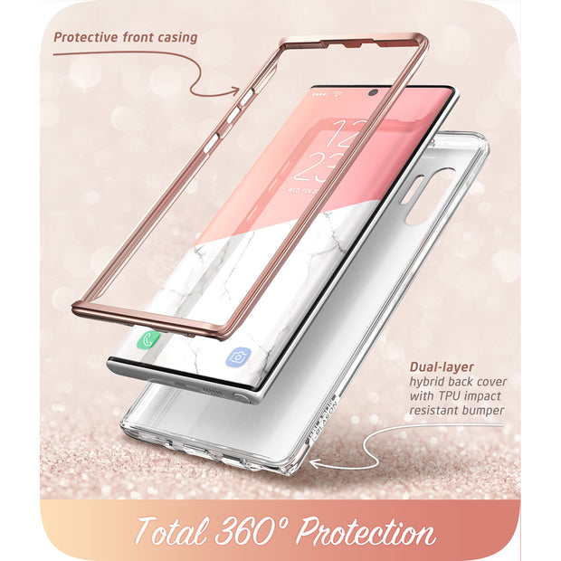 Galaxy Note10 Plus Cosmo Case - Marble Pink